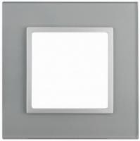 1 постовая рамка алюминий ЭРА Элеганс 14-5101-03