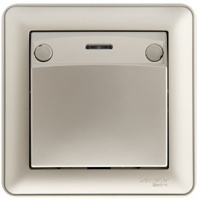 Карточный выключатель без задержки отключения Systeme Electric (Schneider Electric) W59, шампань VS616-051-48