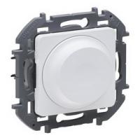 Светорегулятор поворотно-нажимной 300 Вт, до 75 Вт LED белый Inspiria 673790