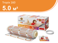 Нагревательный мат для теплого пола Теплолюкс TROPIX-160 MHH 800 Вт 5.0 кв.м