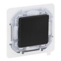 Выключатель 1-клав проходной IP44 антрацит Inspiria 673673