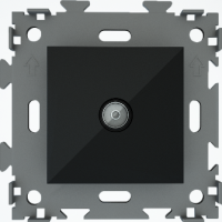 Розетка спутниковая CGSS цв. Черный GL-W201S-BCM