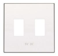 USB зарядка белый ABB Sky Niessen 2CLA858530A1101|2CLA818530A1001