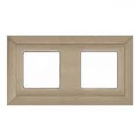 Рамка 2-пост Никель сатин Fede Barcelona  FD01252NS