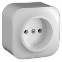 Розетка без заземления без шторок цвет белый 782210 Legrand Quteo