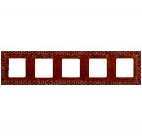 Рамка 5-пост Состаренная медь Fede San Sebastian FD01225RU