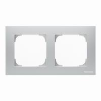 2 постовая рамка серебро ABB Sky Niessen 2CLA857200A1301