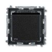 Проходной 1-клав. ABB Levit антрацит - дымчатый чёрный 2CHH596940A4063