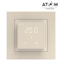 Терморегулятор цифровой ATOM Delta слоновая кость 16А CN2677