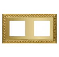 Рамка 2-пост Светлое золото Fede Sevilla FD01232OB