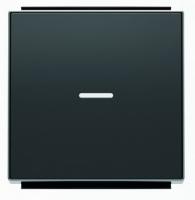 Выключатель 1-клав. + подс. черный бархат ABB Sky Niessen 2CLA810100A1001|2CLA850130A1501|2CLA819202A1001