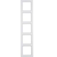 Рамка 5 местная белая 10156089 Berker Q1