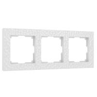 Рамка из пластика на 3 поста Hammer белый Werkel Hammer белый W0032401