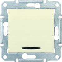 Выключатель 1-клав с подсветкой Schneider Sedna SDN1400147
