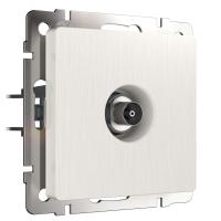 ТВ-розетка оконечная перламутровый рифленый Werkel Встраиваемые механизмы перламутровый рифленый W1183013