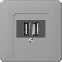 usb зарядка | розетка Jung CD500 260205+CD569TGR