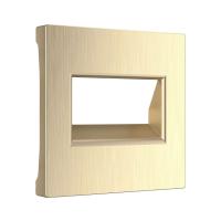 Накладка для двойной розетки Еthernet RJ-45 шампань рифленый Werkel Встраиваемые механизмы шампань рифленый W1191110