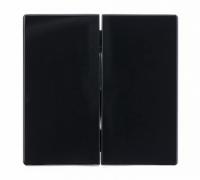 Выключатель 2-клав. антрацит ABB Dynasty 2CKA001012A2108|2CKA001751A2930