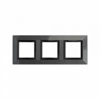 3 постовая рамка - темно серый DKC Avanti 4403856