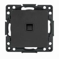 Розетка телефонная rj 11 черная EKF EZT01-034-10