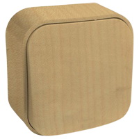 Выключатель 1 клавишный цвет дерево 782260 Legrand Quteo