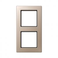 Рамка двухместная цвет шампань Jung a creation AC582CH