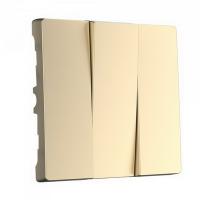 Выключатель 3-клав шампань Werkel W1130001 + W1139011