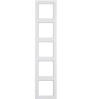 Рамка 5 местная белая 10156099 Berker Q3