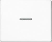 Выключатель одноклавишный с подсветкой Jung SL500 501U+90+SL590KO5WW