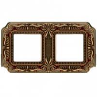 Рамка 2-пост Светлая бронза Fede Palace FD01362PBCL