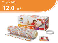Нагревательный мат для теплого пола Теплолюкс TROPIX-160 MHH 1920 Вт 12.0 кв.м