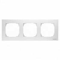 3 постовая рамка белая ABB Sky Niessen 2CLA857300A1101