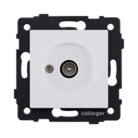 Розетка TV (папа), белый матовый Kollinger REA-007WM для Aspekt, Eleganz, Reflex