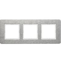 Рамка 3 местная вертикальная нержавеющая сталь 10236083 Berker Q7