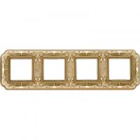 Рамка 4-пост Светлое золото Fede Firenze FD01364OB