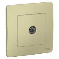 Коннектор телевизионный скрытой установки Systeme Electric Blanca BLNTS000017, Бежевый