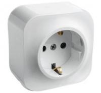 Розетка с заземлением со шторками цвет белый 782220 Legrand Quteo
