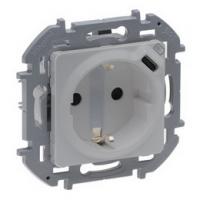 Розетки с USB зарядкой 1500mA алюминий Inspiria 673772