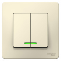 BLNVS010512 Systeme Electric Schneider Blanca цвет молочный