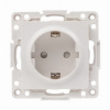 Розетка со шторками с/з винт. белая EKF EYR16-028-20
