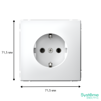GAL000143S Systeme Electric Schneider Electric ArtGallery цвет белый