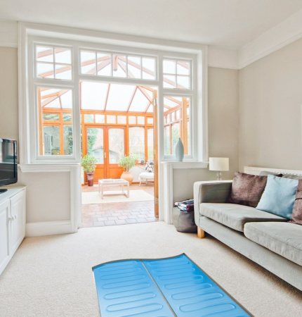 Нагревательный мат ультратонкий алюминиевый Теплолюкс Alumia 300 Вт 2.0 кв.м