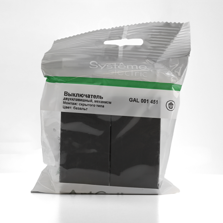 GAL001451 Systeme Electric Schneider Electric ArtGallery цвет базальт