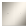 Клавиши для выключателя жалюзи Voltum S70 кашемир Soft touch пластик (VLS002503)