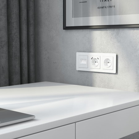 W1191141 + W1181101 Werkel Werkel механизмы акрил белый