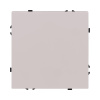 Выключатель 1-клавишный перекрестный 10А/250В, кашемир матовый Kollinger Eclipse EC-003CM