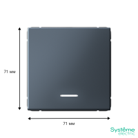 GAL000713 Systeme Electric Schneider Electric ArtGallery цвет грифель