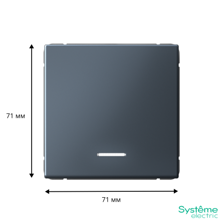 GAL000713 Systeme Electric Schneider Electric ArtGallery цвет грифель