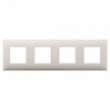 4 постовая рамка ванильная дымка DKC Avanti 4405908