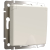 Розетка с заземлением и шторками c крышкой IP44 айвори матовый Werkel Встраиваемые механизмы айвори матовые W1171262